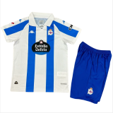 24-25 La Coruna Home Kids Soccer Jersey
