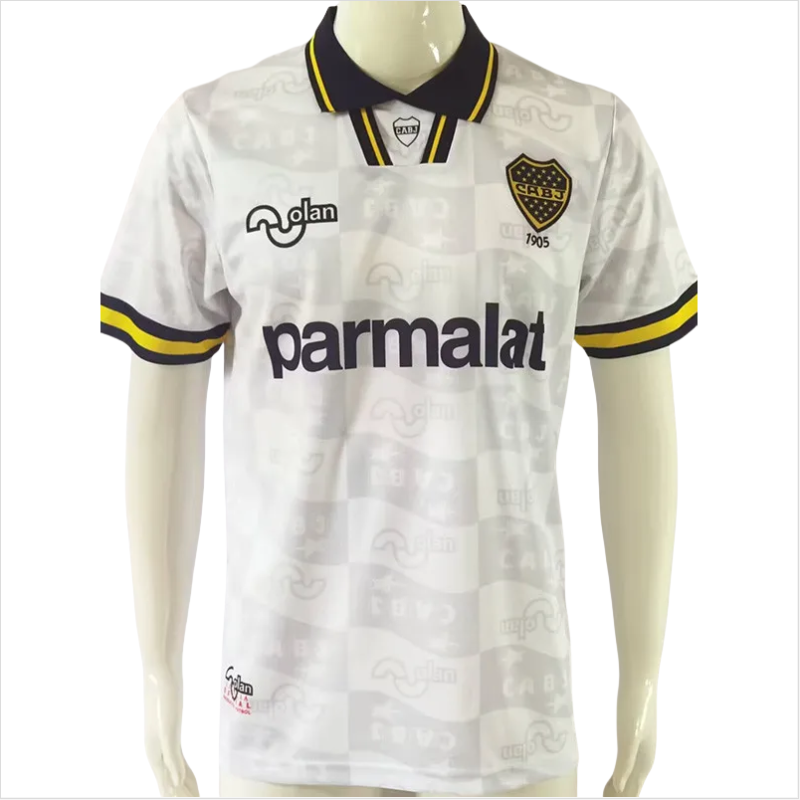 1995-1996 Boca Juniors Away Retro Soccer Jersey