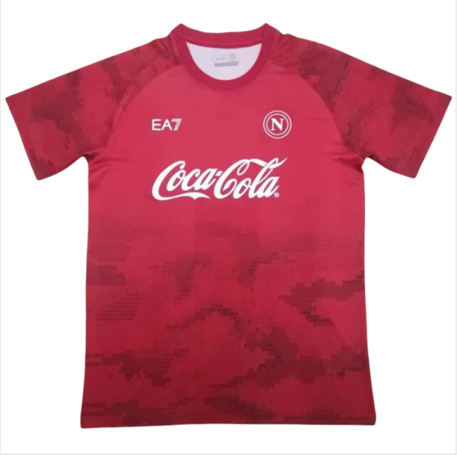 24-25 Napoli Red Training Shirts