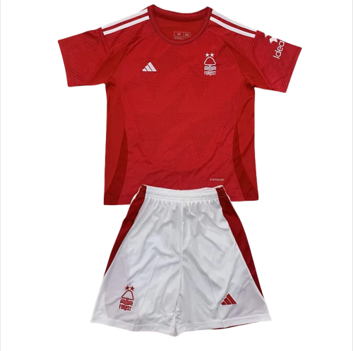 24-25 Nottingham Forest Home Kids Soccer Jersey