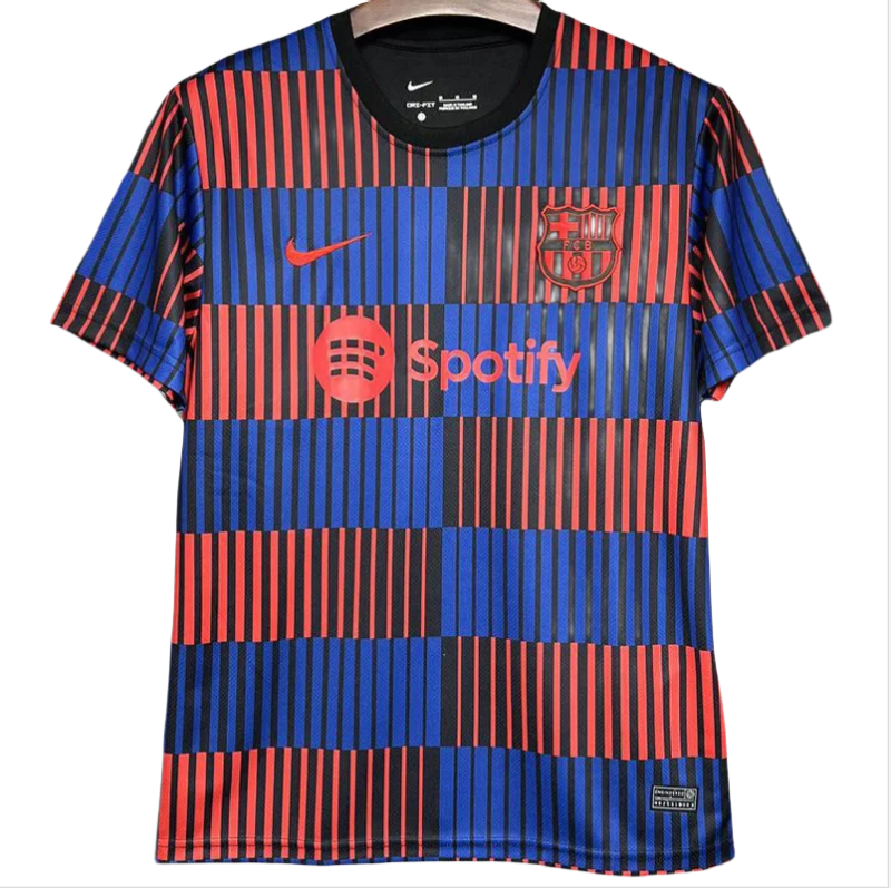 24-25 Mens Barcelona Red Blue Training shirts