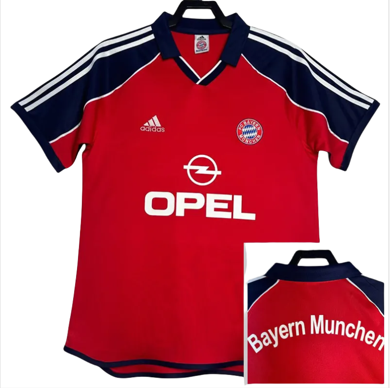 2000-2001 Bayern Home Retro Soccer Jersey