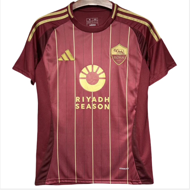 24-25 Roma Home Fans Soccer Jersey
