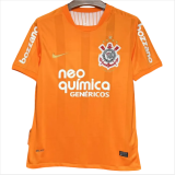2010 Corinthians Orange Retro Soccer Jersey