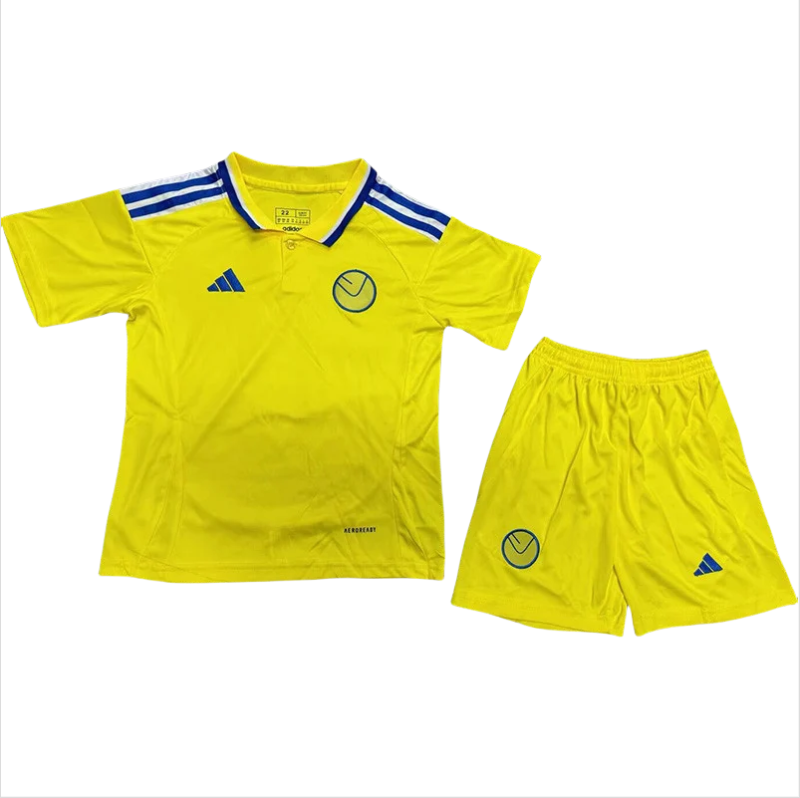 24-25 Leeds United Away Kids Soccer Jersey