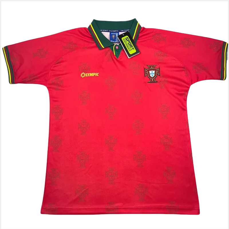 1995-1996 Portugal Home Retro Soccer Jersey