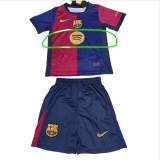 24-25  Barcelona Home Kids Soccer Jersey