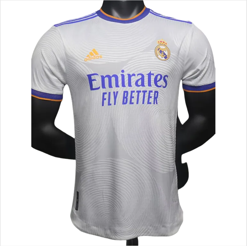 21-22 Real Madrid   Home Player Version Soccer Jersey