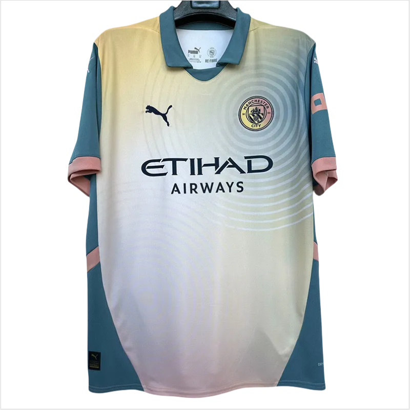 24-25 Man City Fourth 1:1 Fans Soccer Jersey