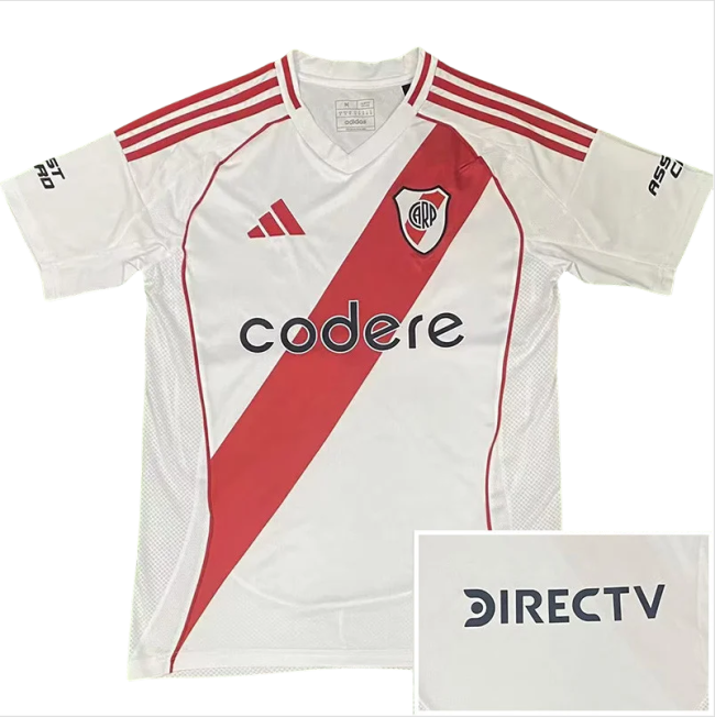 24-25 River Plate Home Fans Soccer Jersey
