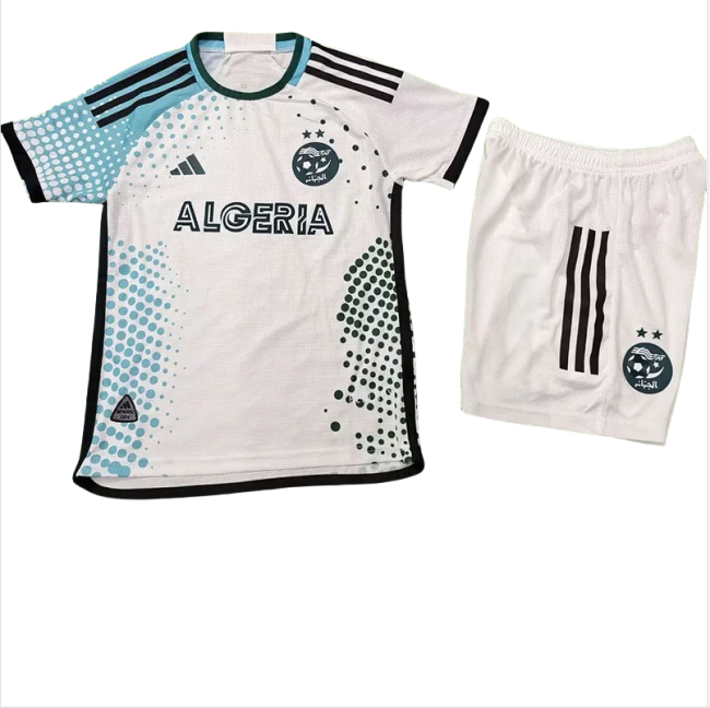 24-25 Algeria Green White Special Edition Kids Player Version Soccer Jersey (球员童装)