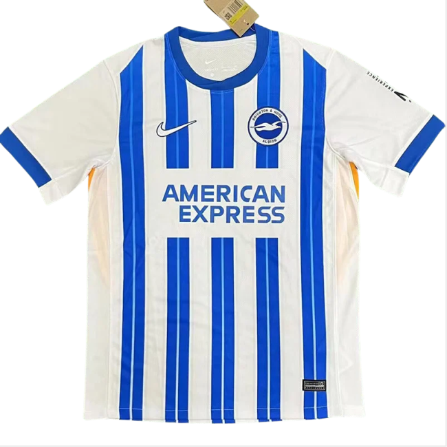 24-25 Brighton Home Fans Soccer Jersey