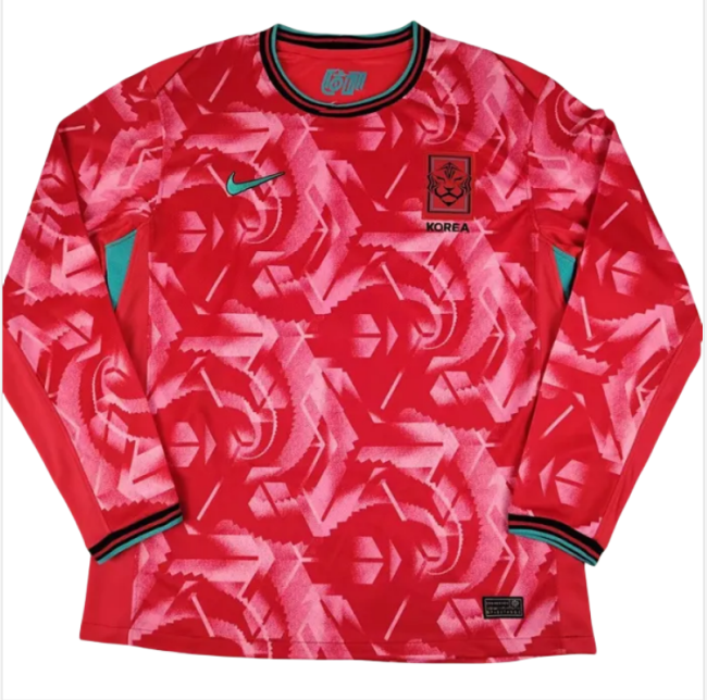 24-25 Korea Home Long Sleeve Soccer Jersey