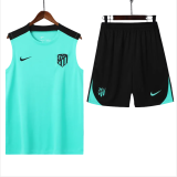 24-25  Atletico Madrid  Green Tank top and shorts suit