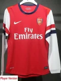 2012-2013 ARS Home Player Version  Long Sleeve Retro Soccer Jersey