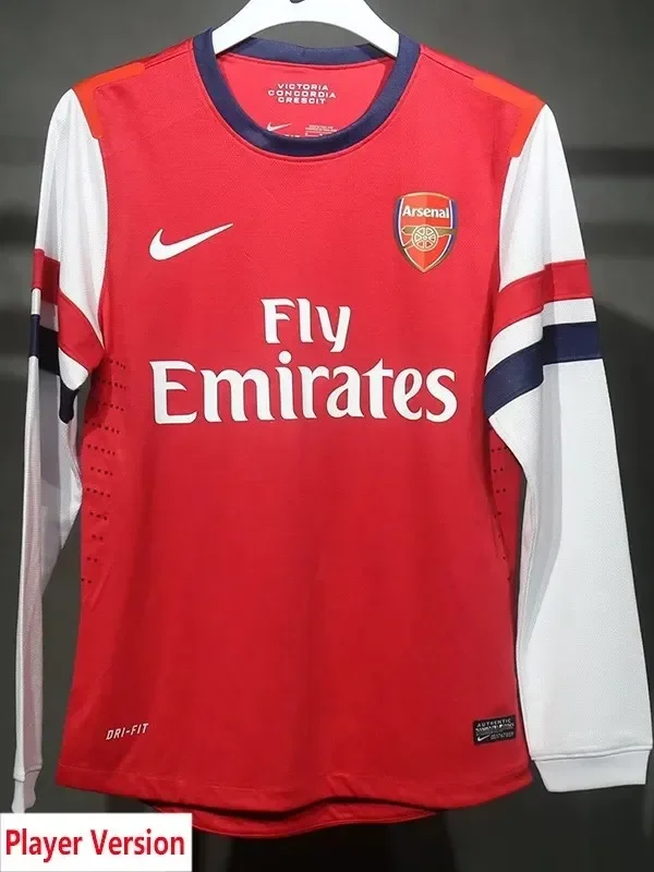 2012-2013 ARS Home Player Version  Long Sleeve Retro Soccer Jersey