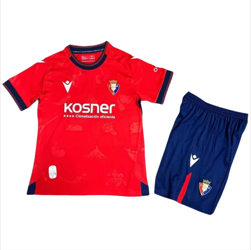 24-25 Osasuna Home Kids Soccer Jersey