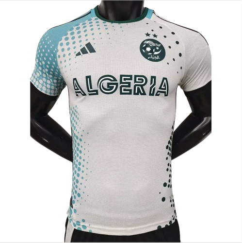 24-25 Algeria White Green Special Edition Player Version Soccer Jersey #A32