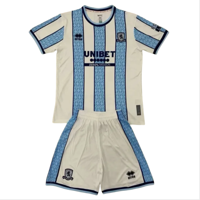 24-25 Middlesbrough Away Kids Soccer Jersey