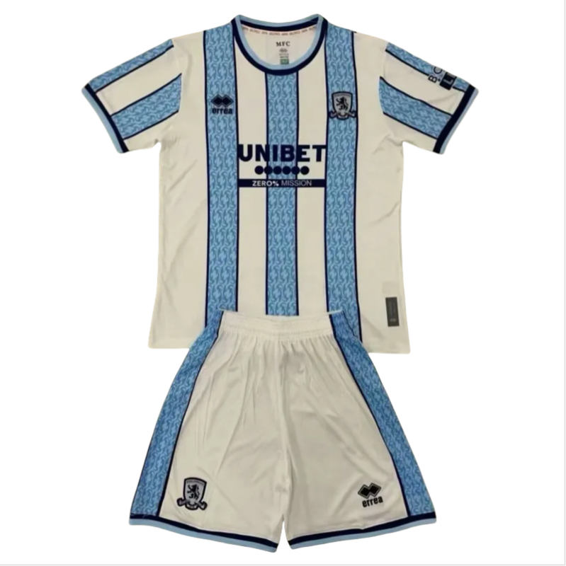 24-25 Middlesbrough Away Kids Soccer Jersey