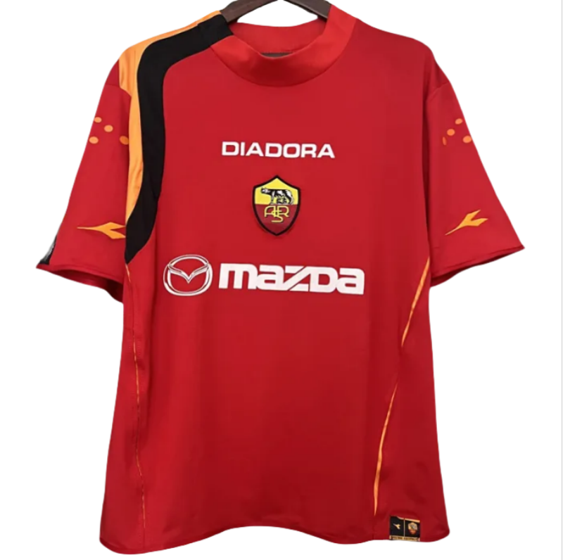 2004-2005 Roma Home Retro Soccer Jersey