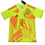 24-25 Bayern Fluorescent Yellow Goalkeeper Soccer Jersey