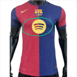 24-25 Mens Barcelona Home Player Version Soccer Jersey
