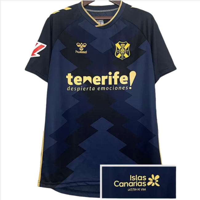 24-25 CD Tenerife Away Fans Soccer Jersey