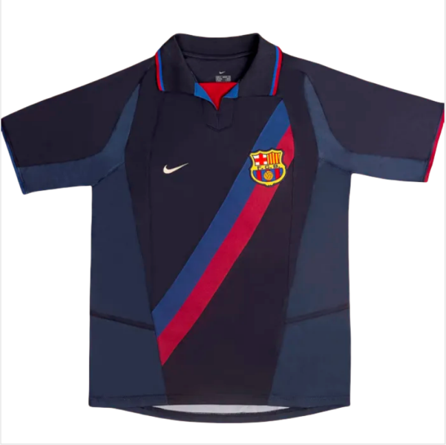 2002-2003 Mens Barcelona Third Retro Soccer Jersey