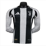 24-25 JUV Home Long Sleeve Player Version Soccer Jersey