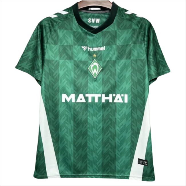 24-25 Werder Bremen Home Fans Soccer Jersey