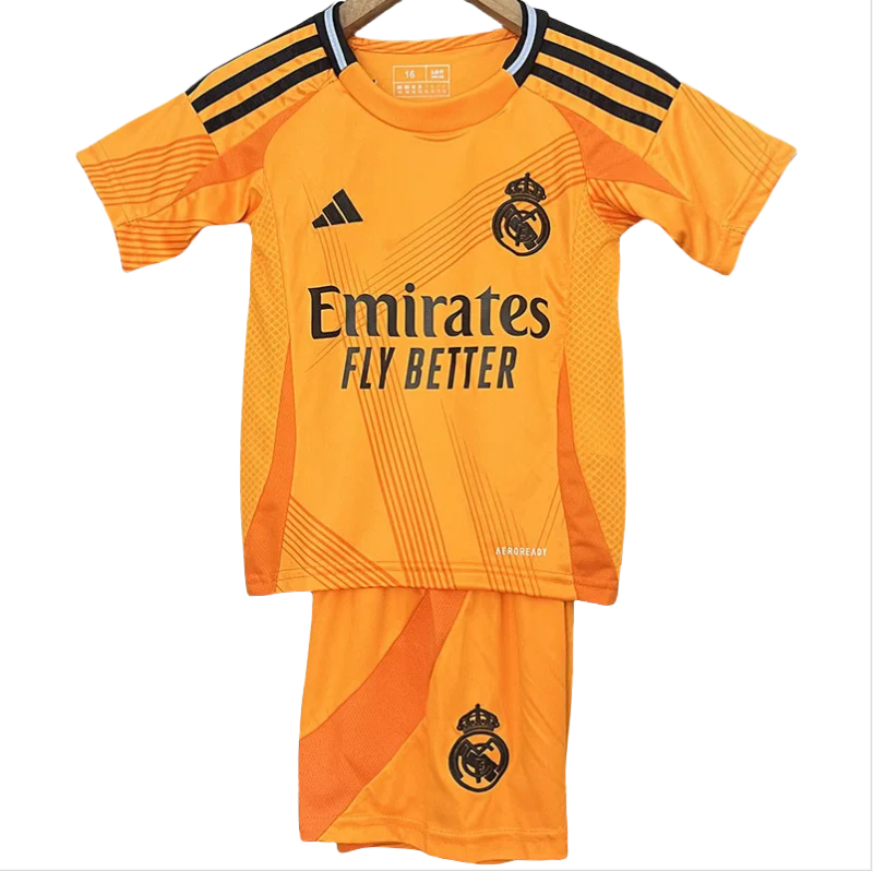 24-25 Real Madrid Away Kids Soccer Jersey