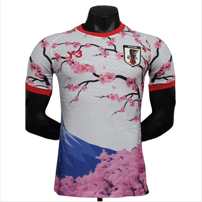 24-25 Japan Red White Special Edition Player Version Soccer Jersey *Y3梅花