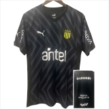24-25 Atletico Penarol Black Goalkeeper Soccer Jersey