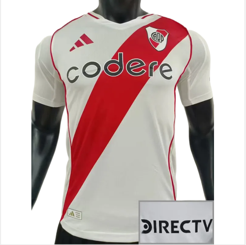 24-25 River Plate Home Player Version Soccer Jersey