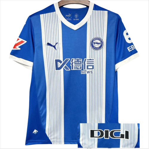 24-25 Alaves Home Fans Soccer Jersey