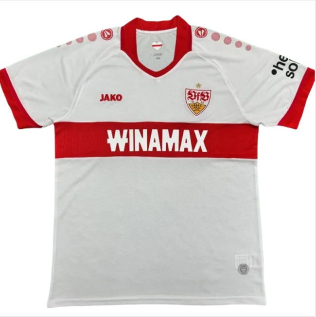 24-25 Stuttgart Home Fans Soccer Jersey
