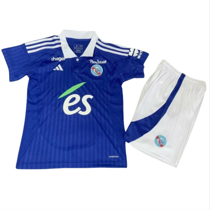 24-25 Strasbourg Home Kids Soccer Jersey