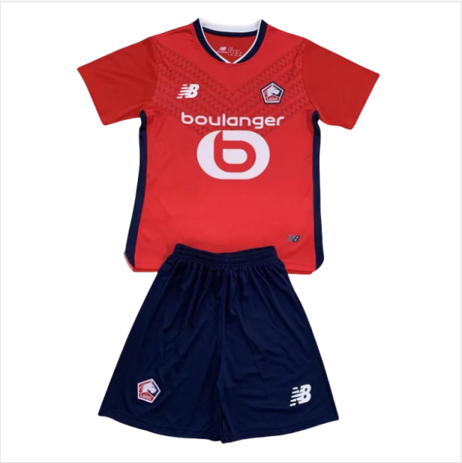 24-25 Lille Home Kids Soccer Jersey