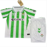 24-25 Real Betis Home Kids Soccer Jersey