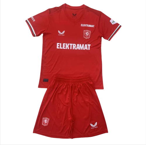 24-25 Twente FC Home Kids Soccer Jersey