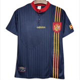 1996 Spain Away Retro Soccer Jersey