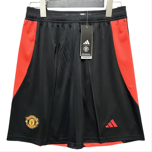 24-25 Man Utd Black Shorts Pants