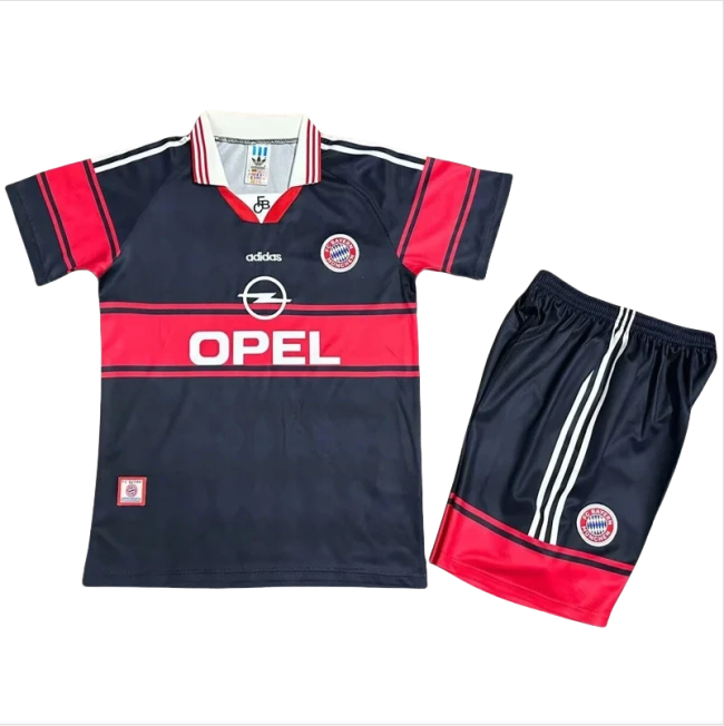1997-1999 Bayern Home Kids Retro Soccer Jersey