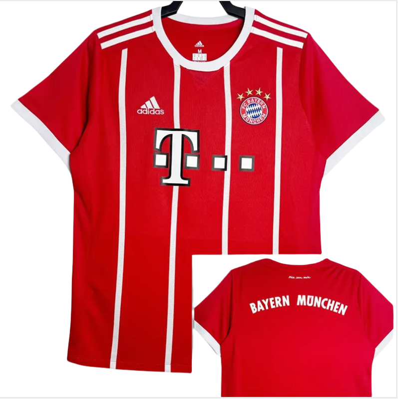 2017-2018 Bayern Home Retro Soccer Jersey