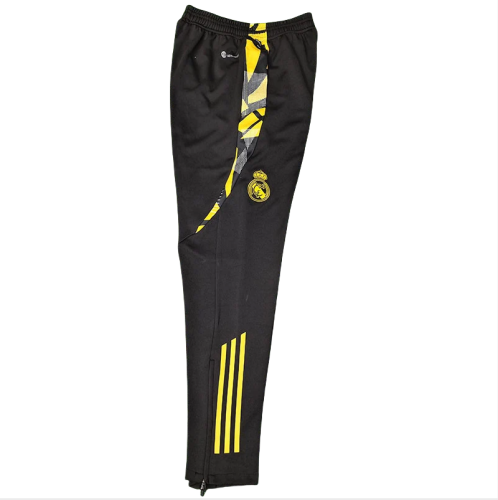 24-25 Real Madrid  Black Training Long Pants (Have Pocket)