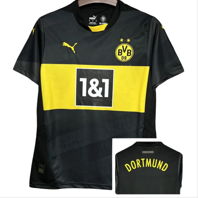 24-25 Dortmund Away Fans Soccer Jersey