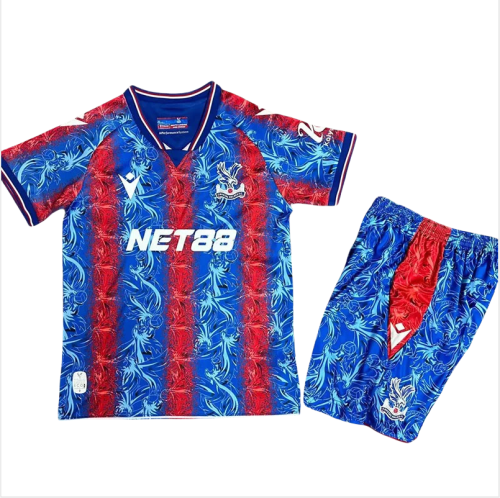 24-25 Crystal Palace Home Kids Soccer Jersey
