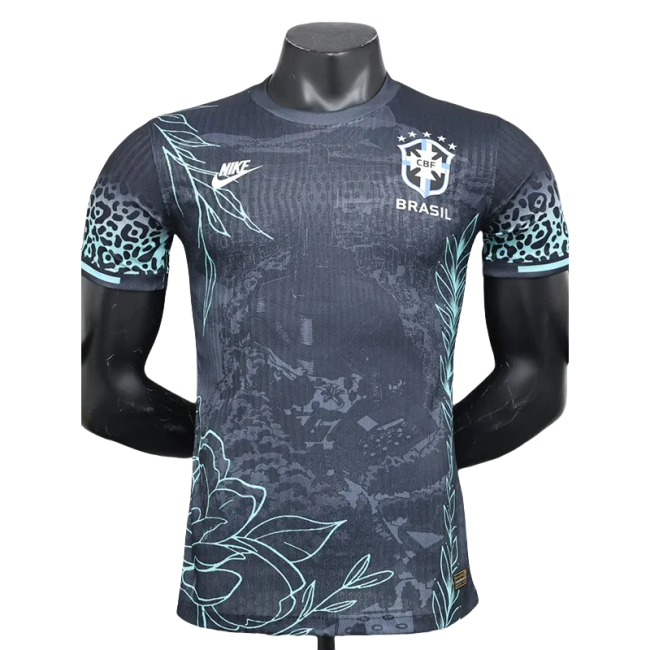 24-25 Brazil Black Special Edition Player Version Soccer Jersey