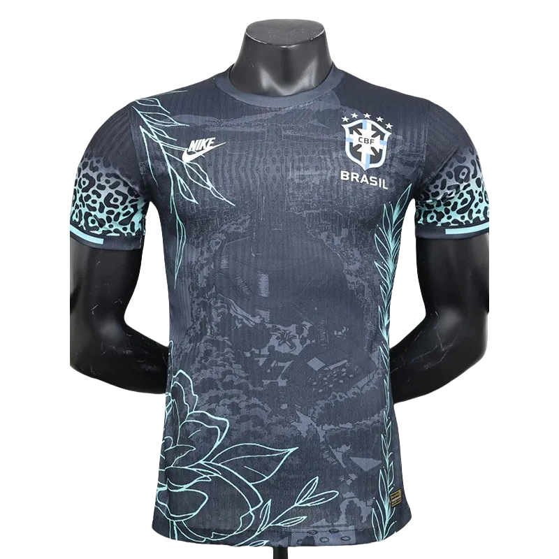 24-25 Brazil Black Special Edition Player Version Soccer Jersey
